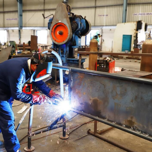 Heavy steel fabrication